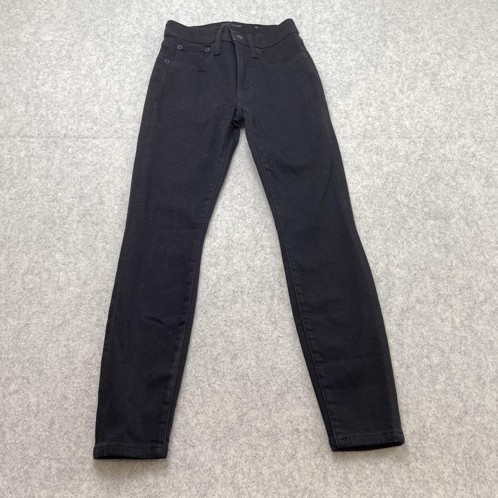 Lucky Brand Bridgette High Rise Skinny Jeans Womens 00/24 A (24x25) Black Denim
